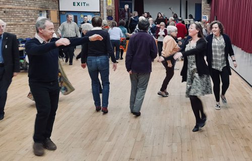 People dancing at Tyneside Ceilidh Nights