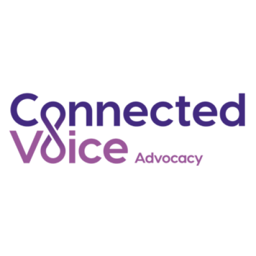 Connected voice advocacy logo