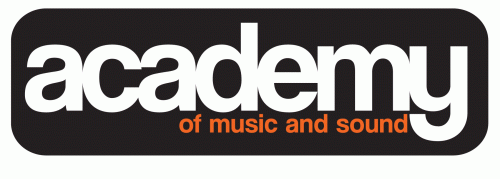Logo with the words Academy of Music and Sound