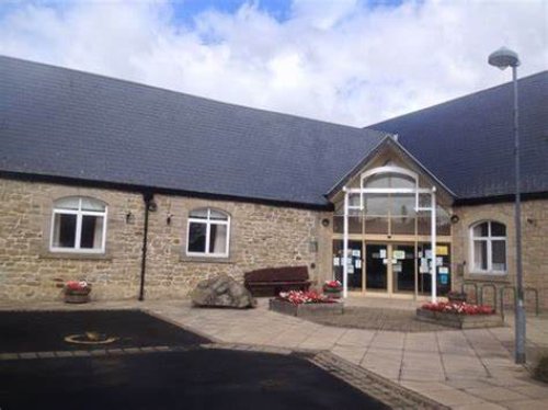 Main entrance of Kibblesworth Village Millennium Centre