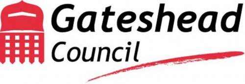 Gateshead Council logo - red portcullis logo
