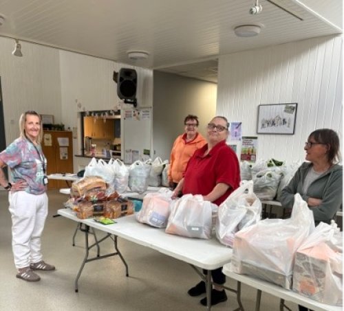 Our staff and volunteers helping out
