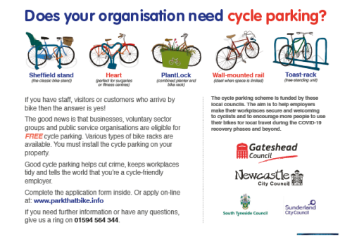 poster showing the benefits of the scheme