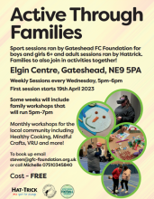 Active Through Families - Including physical activity, games, cooking