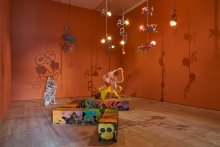 An edited images of children partaking in drawing and art activities and a young boy riding his bike with the text that says 'Make, Play, Create & Do' and it says October half term at the top and says 25 Oct-2 Nov  