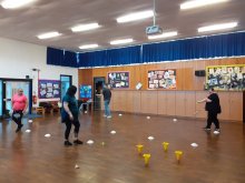 Physical activity session at Larkspur House