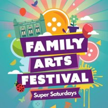 Family Arst Festival Super Saturday Logo