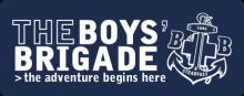 Logo reading "The Boys Brigade: the adventure begins here" 