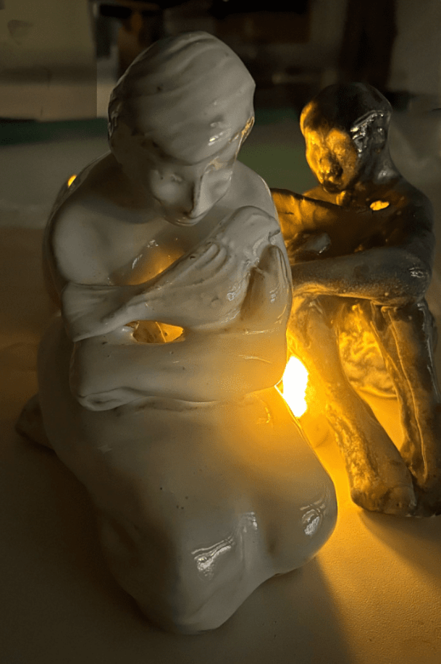 Ceramic Sculpture of a Goddess