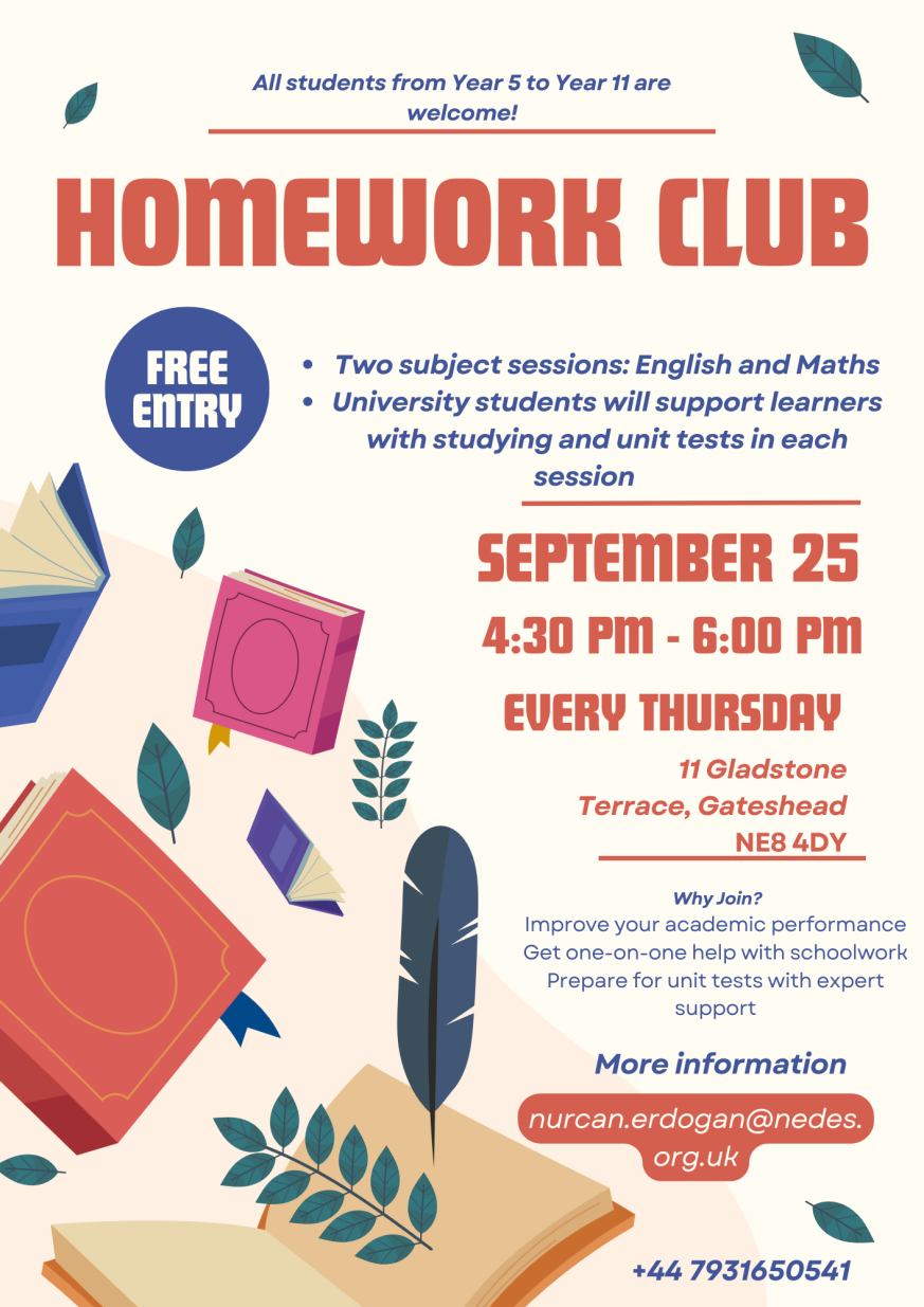 What’s in the Homework Club?  Two focused sessions: English and Maths  University student mentors to help with studying and revision  Unit tests in each subject to track progress  A friendly, supportive learning environment to help you succeed
