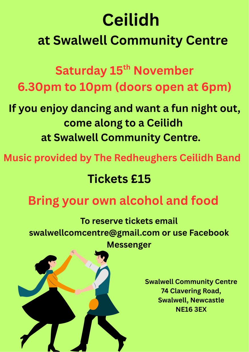 Ceilidh - Swalwell Community Centre 