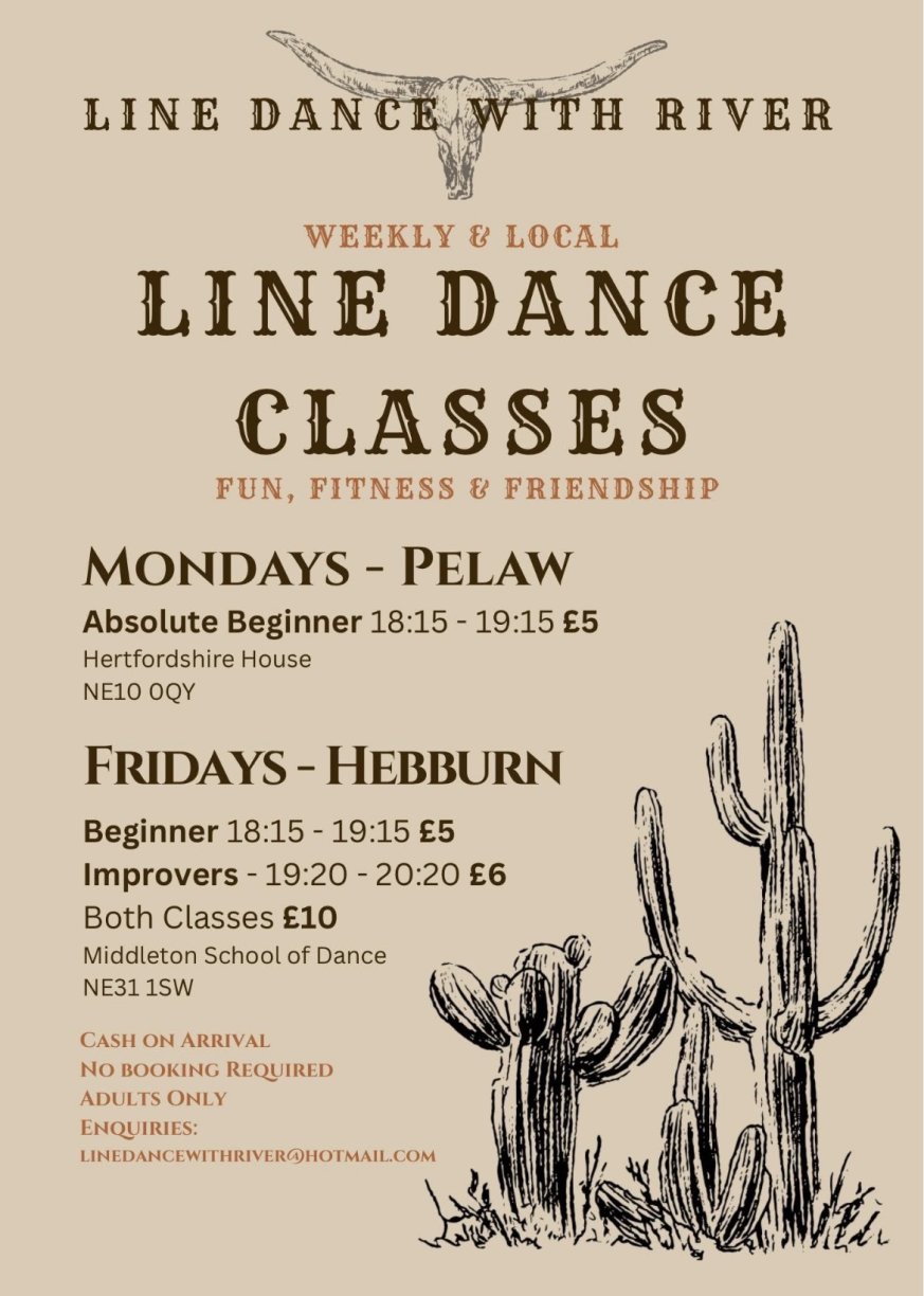 Line Dancing Classes with River