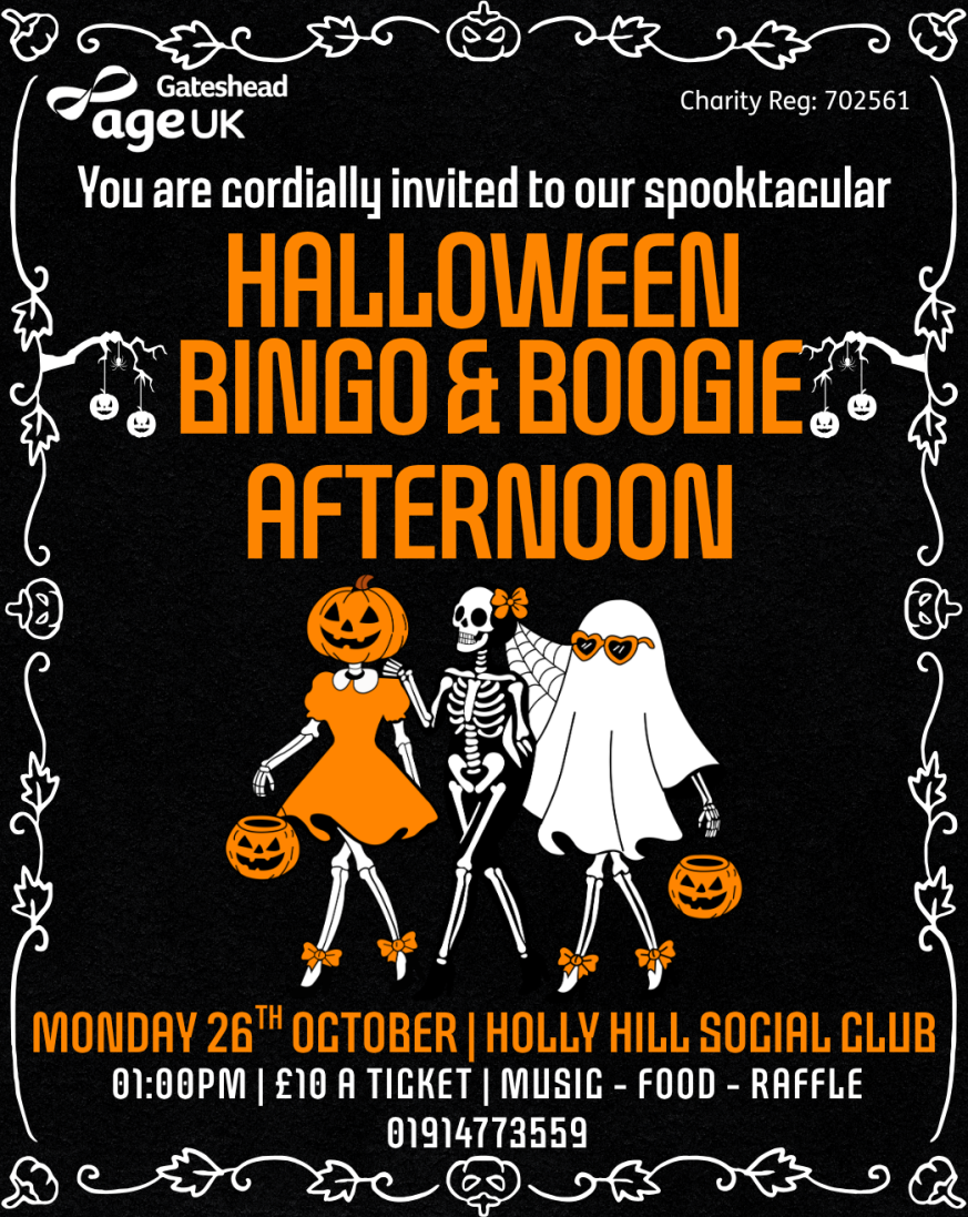 Halloween event poster 