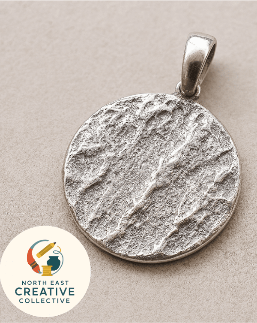 Pendant made from Silver Clay