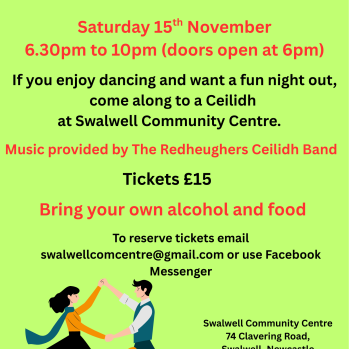 Ceilidh - Swalwell Community Centre 