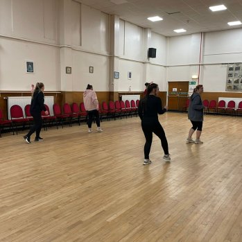 Physical activity session at Felling Community Centre