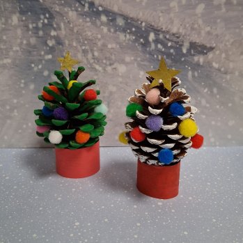 Pine Cone Christmas Trees
