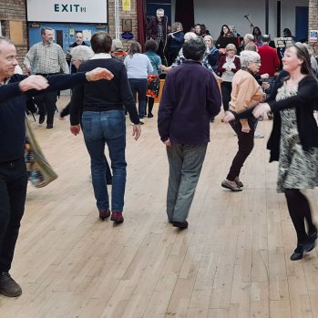 People dancing at Tyneside Ceilidh Nights