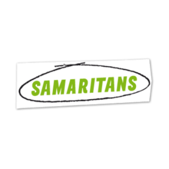 The word Samaritans with a hand drawn ring around it