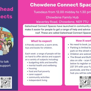 Poster for Chowdene Connects 