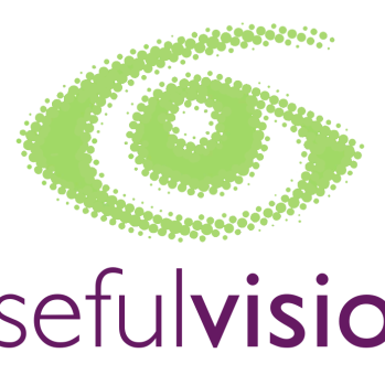 Useful Vision Logo with Eye Artwork