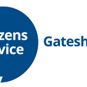Citizens Advice in white on a blue speech bubble