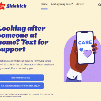 screenshot from sidekick website